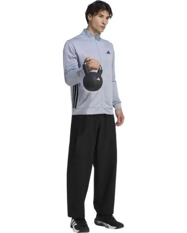 ADIDAS FELPA WORKOUT ESSENTIALS ALL-SET UOMO GRIGIO HALSIL-BLACK
