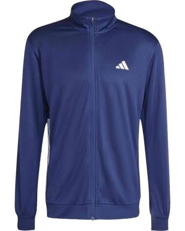 ADIDAS GIACCA FELPA WORKOUT ESSENTIALS ALL-SET UOMO DKBLUE-WHITE