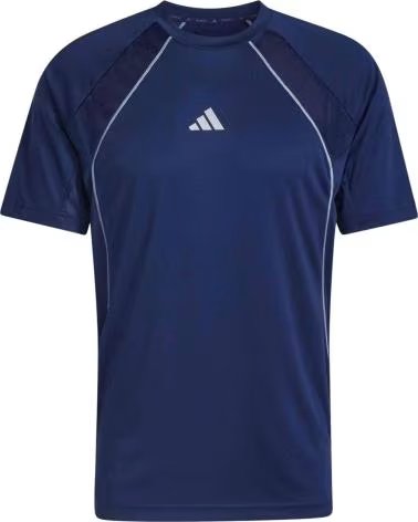ADIDAS T-SHIRT TECH APPAREL MANICA CORTA BLU DKBLUE