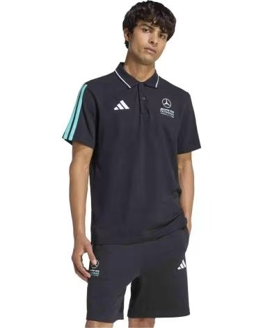 ADIDAS POLO MERCEDES-AMG PETRONAS F1 TEAM KE8165 BLACK-SEMIRU