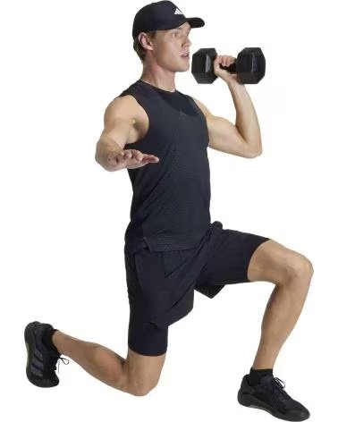ADIDAS PANTALONCINI SPORTIVI D4T 2 IN 1 BLACK