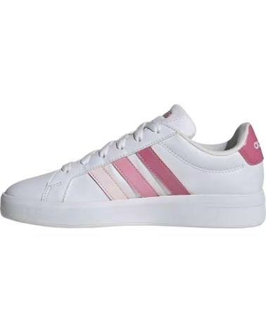 ADIDAS BASKETS GRAND COURT 30 POUR ENFANTS BLANC ET ROSE FTWWHT-PNKFUS-BLIPNK