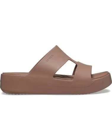 CROCS SANDALIAS GETAWAY PLATFORM TOE LOOP EN BEIGE PARA MUJER CAFE