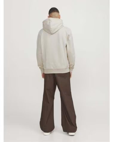 JACK AND JONES FELPA CON CAPPUCCIO & 12252402 BEIGE