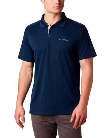 COLUMBIA MEN´S UTILIZER SHORT SLEEVE POLO DARK MOUNTAIN