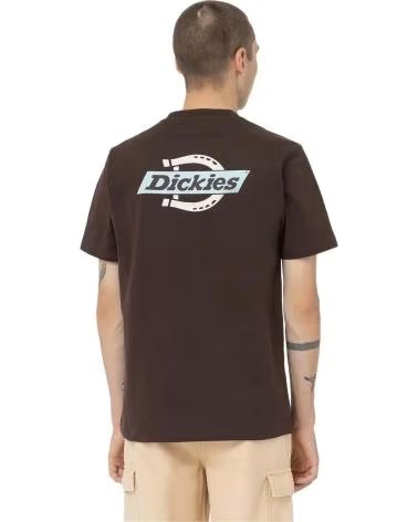 DICKIES CAMISETA DE MANGA CORTA DK0A4XDC - CAMISETA EN MARRON PARA HOMBRE BLANCO