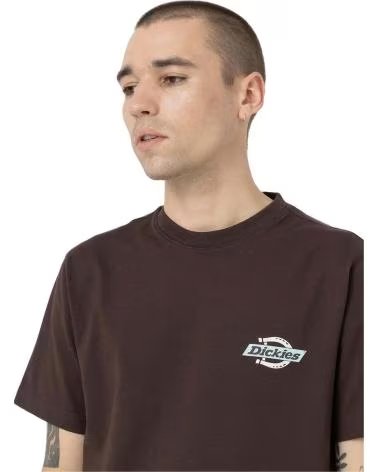 DICKIES CAMISETA DE MANGA CORTA DK0A4XDC - CAMISETA EN MARRON PARA HOMBRE BLANCO