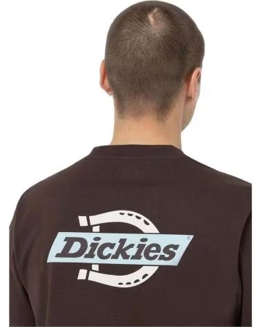 DICKIES CAMISETA DE MANGA CORTA DK0A4XDC - CAMISETA EN MARRON PARA HOMBRE BLANCO