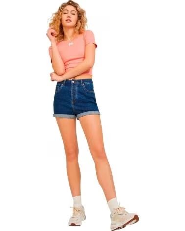 JJXX PANTALÓN CORTO JXHAZEL MINI SHORTS HW MC DNM AZUL