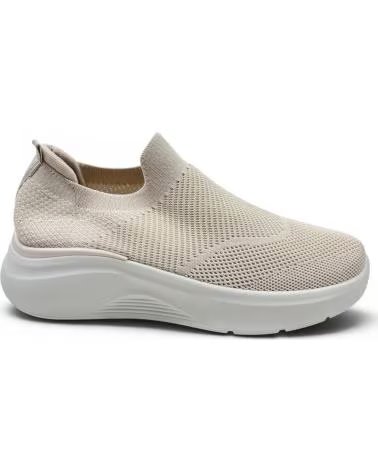 TIMBOS DEPORTIVA DE MUJER TEXTIL ELASTICO COLOR 133175 BEIGE
