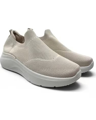 TIMBOS DEPORTIVA DE MUJER TEXTIL ELASTICO COLOR 133175 BEIGE