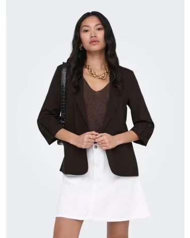 ONLY BLAZER DA DONNA IN MARRONE CHIARO MARRON CLARO