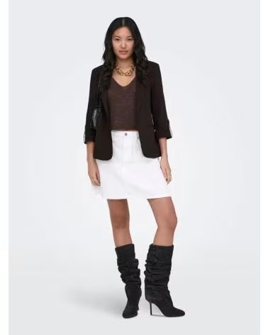 ONLY BLAZER DA DONNA IN MARRONE CHIARO MARRON CLARO