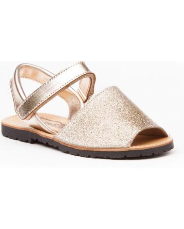 Sandalias de Niña ANGELITOS AVARCA PIEL 208 PLATINO