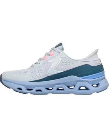 SKECHERS SNEAKERS MUJER GLIDE- STEP ATLUS CELESTE TURQUESA