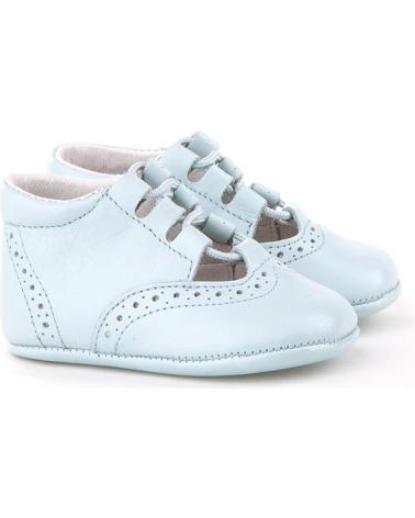 Scarpe per Bambina e Bambino ANGELITOS ZAPATO PATUCO PIEL 256 CELESTE