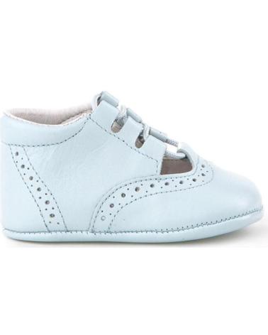 Scarpe per Bambina e Bambino ANGELITOS ZAPATO PATUCO PIEL 256 CELESTE