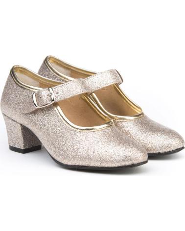 Shuhe ferse für Damen und Mädchen ANGELITOS ZAPATO FLAMENCA 306 PLATINO