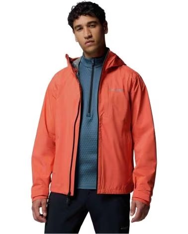 COLUMBIA GIACCA CON CAPPUCCIO AMPLI-DRY II SHELL DA UOMO ROJIZO