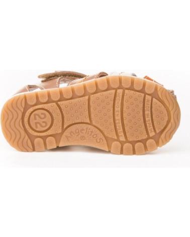 Sandali per Bambino ANGELITOS SANDALIA PIEL 450 TAUPE