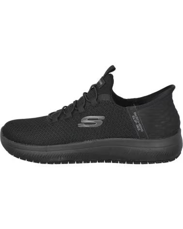 SKECHERS SLIP-INS CALZADO LABORAL 070-997828 DE MUJER NEGRO