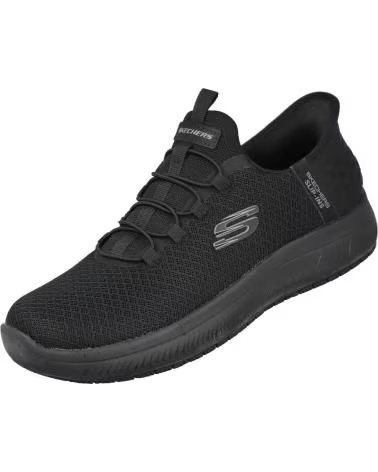 SKECHERS SLIP-INS CALZADO LABORAL 070-997828 DE MUJER NEGRO
