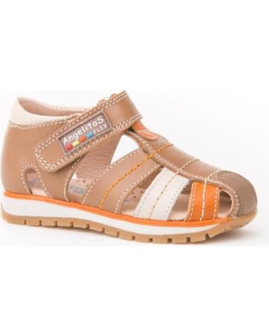 Sandali per Bambino ANGELITOS SANDALIA PIEL 450 TAUPE