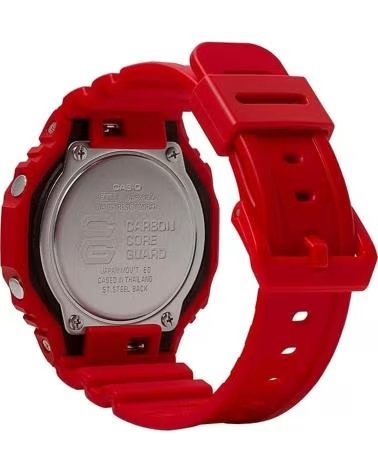 CASIO G-SHOCK GA-2100-4AER ANALOG-DIGITAL WATCH RED MULTICOLOR