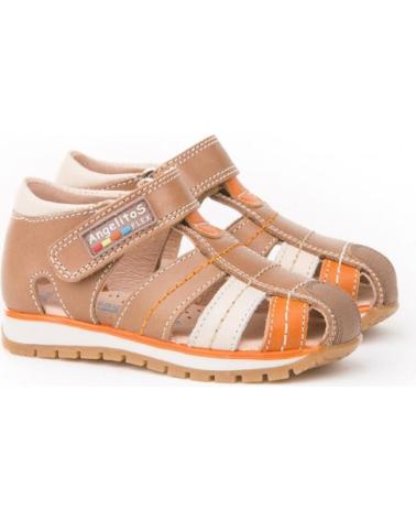 Sandali per Bambino ANGELITOS SANDALIA PIEL 450 TAUPE