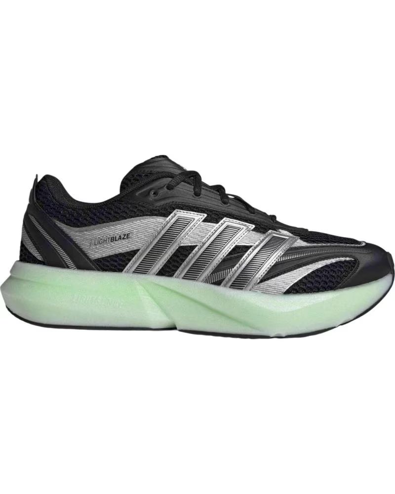 ADIDAS ZAPATILLAS ZAPATILLAS LIGHTBLAZE GLOW NEGRO GRIS EN NEGRO PARA HOMBRE MUJER