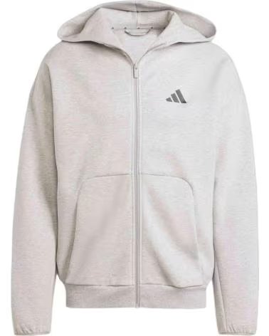 ADIDAS SWEATSHIRT COM CAPUZ E FECHO JD4945 PARA MULHER GRIS