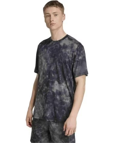 ADIDAS T-SHIRT JW9707 A MANICHE CORTE CON STAMPA EFFETTO TIE-DYE GRIS