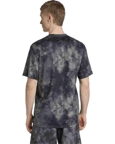 ADIDAS T-SHIRT JW9707 A MANICHE CORTE CON STAMPA EFFETTO TIE-DYE GRIS