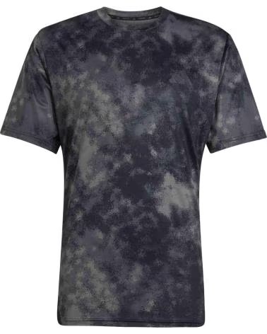 ADIDAS T-SHIRT JW9707 A MANICHE CORTE CON STAMPA EFFETTO TIE-DYE GRIS
