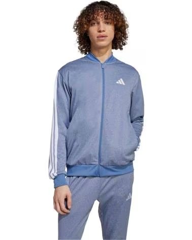 ADIDAS JAQUETA DE AGASALHO JI8848 AZUL E BRANCO BLANCO