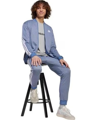 ADIDAS JAQUETA DE AGASALHO JI8848 AZUL E BRANCO BLANCO