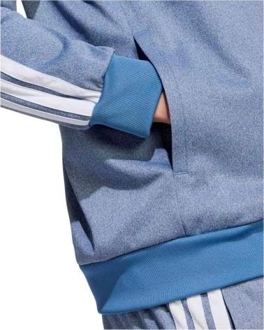 ADIDAS JAQUETA DE AGASALHO JI8848 AZUL E BRANCO BLANCO