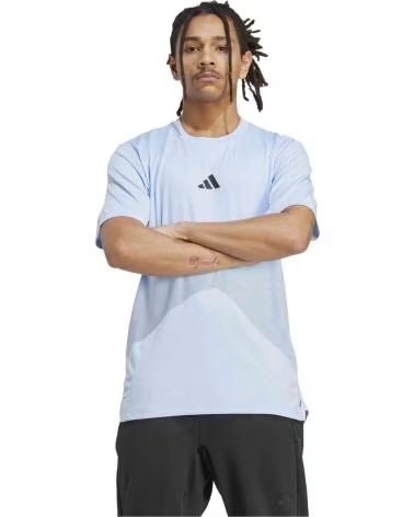 ADIDAS T-SHIRT MANICA CORTA BLU UOMO JV9713