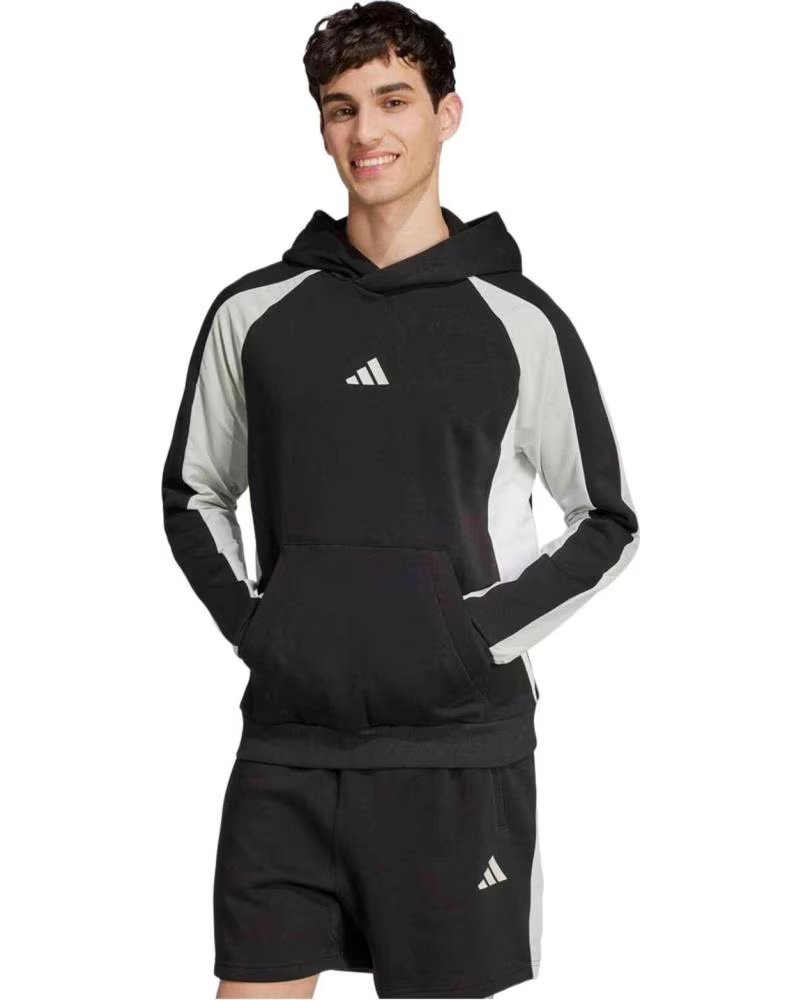 ADIDAS SUDADERA CON CAPUCHA JD8065 UNISEX BLANCO