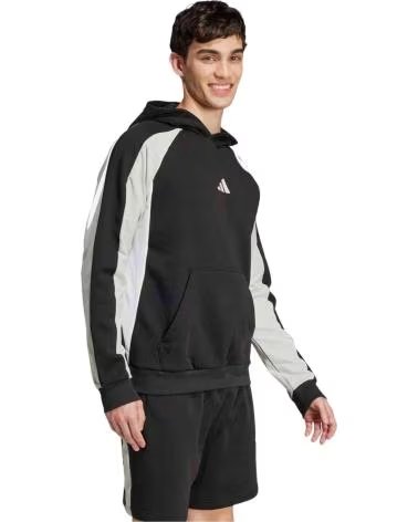 ADIDAS SUDADERA CON CAPUCHA JD8065 UNISEX BLANCO