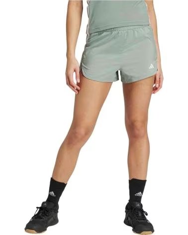 ADIDAS PACER TRAINING WOVEN HIGH-RISE SHORTS MIT 3-STREIFEN