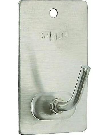 BRINOX SET DE PERCHAS ADHESIVAS DE ACERO INOXIDABLE MULTICOLOR