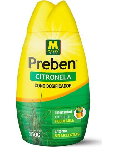 MASSO PREBEN CONO DOSIFICADOR CITRONELA 150G MULTICOLOR