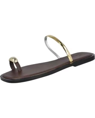 L&R SHOES CHANCLAS 070-591395 MARRÓN MUJER MARRON