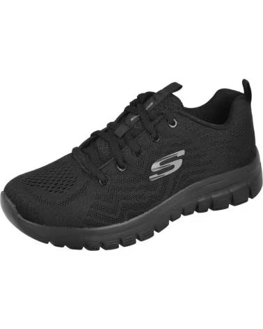 SKECHERS SCARPE DA CORSA 070-397596 UNISEX NEGRO