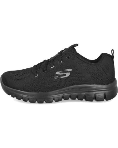 SKECHERS SCARPE DA CORSA 070-397596 UNISEX NEGRO