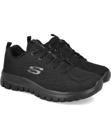 SKECHERS SCARPE DA CORSA 070-397596 UNISEX NEGRO