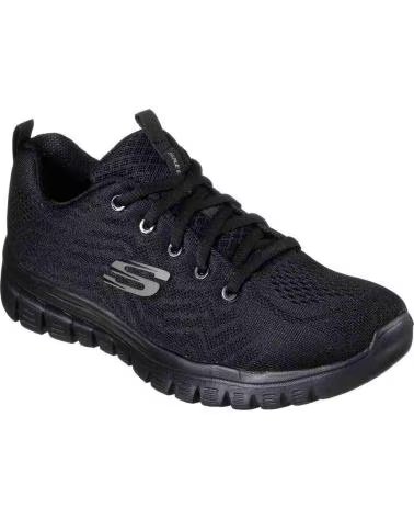 SKECHERS SCARPE DA CORSA 070-397596 UNISEX NEGRO