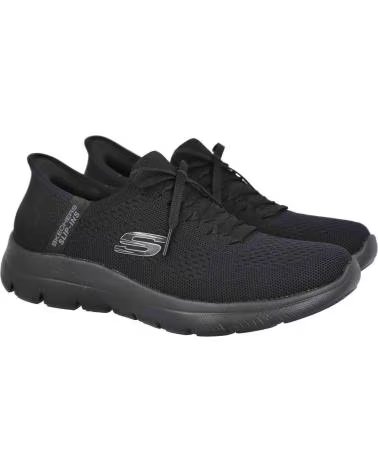SKECHERS SLIP-INS ZAPATILLAS DEPORTIVAS 070-059543 MUJER NEGRO