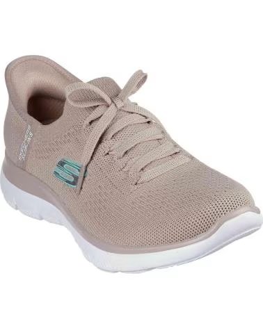 SKECHERS ZAPATILLAS 070-360432 MUJER TAUPE